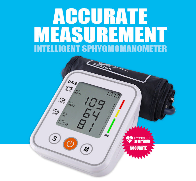 Upper Arm Home Electronic Blood Pressure Monitor